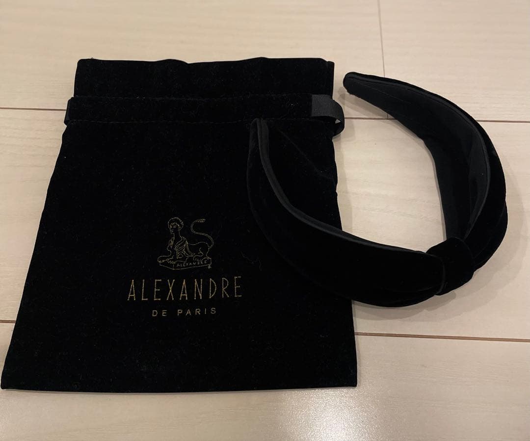 セール中✨️美品 ALEXANDRE DE PARIS ベロアブラック