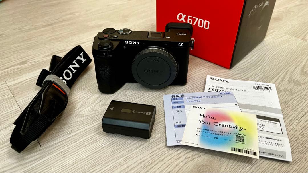 【美品】SONY α6700 ミラーレスカメラ 本体 ILCE-6700