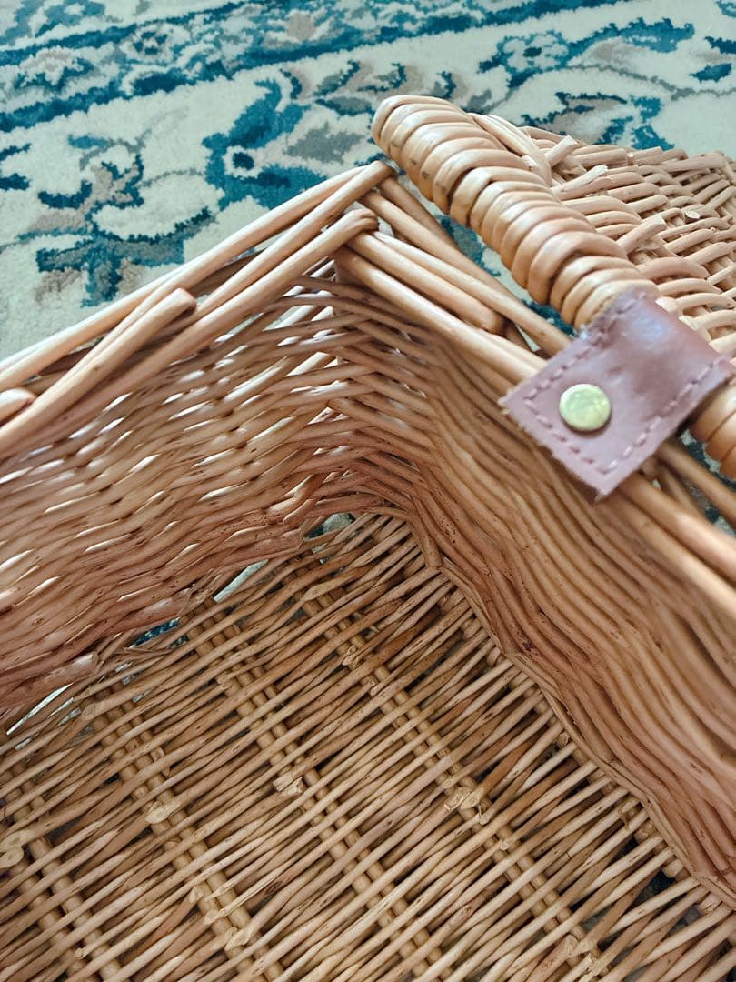 フォートナム&メイソン ハンパー バスケット　カゴ　籐　F&M ピクニック