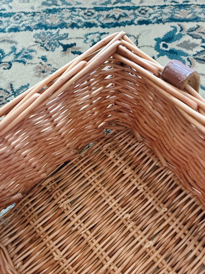 フォートナム&メイソン ハンパー バスケット　カゴ　籐　F&M ピクニック