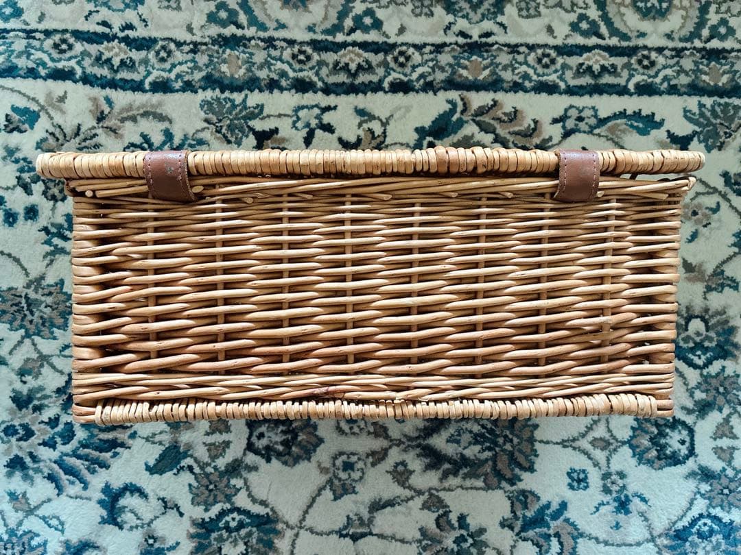 フォートナム&メイソン ハンパー バスケット　カゴ　籐　F&M ピクニック