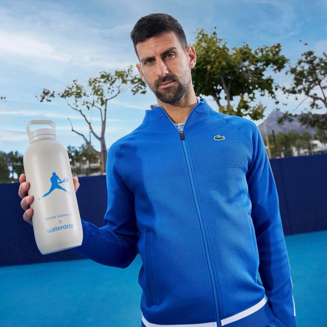 ノバク・ジョコビッチ x waterdrop ステンレスボトル 1.4L