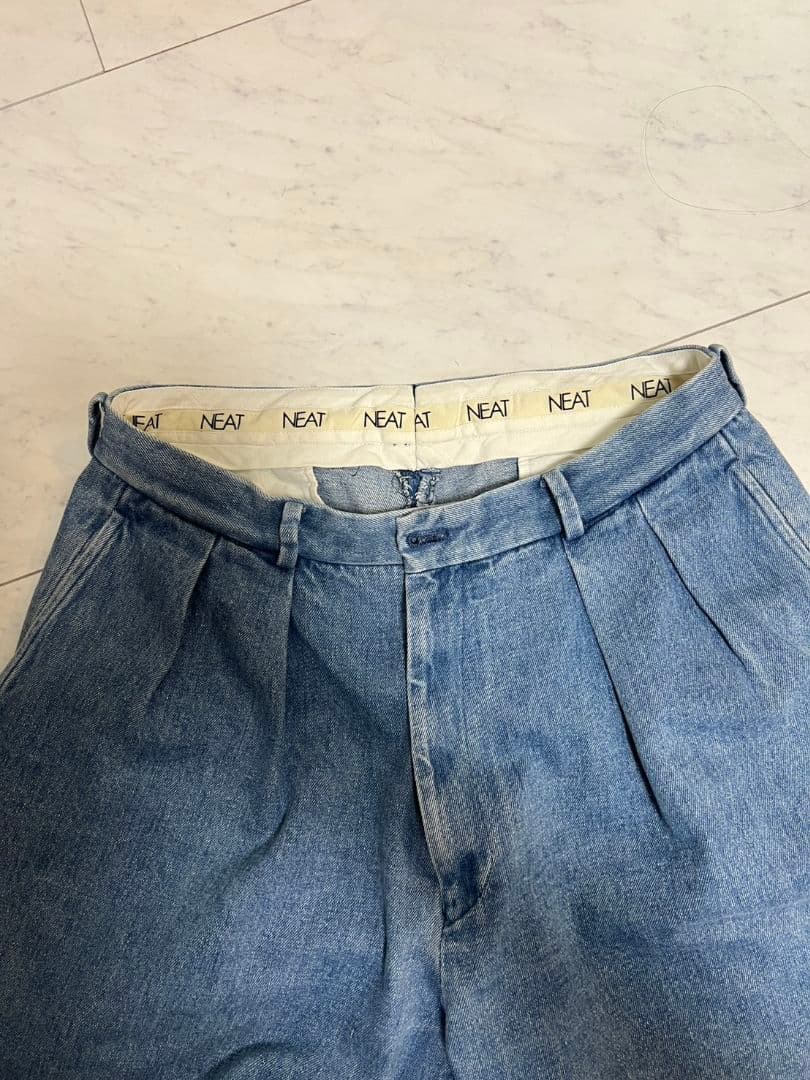パンツ NEAT Denim pant light blue 48