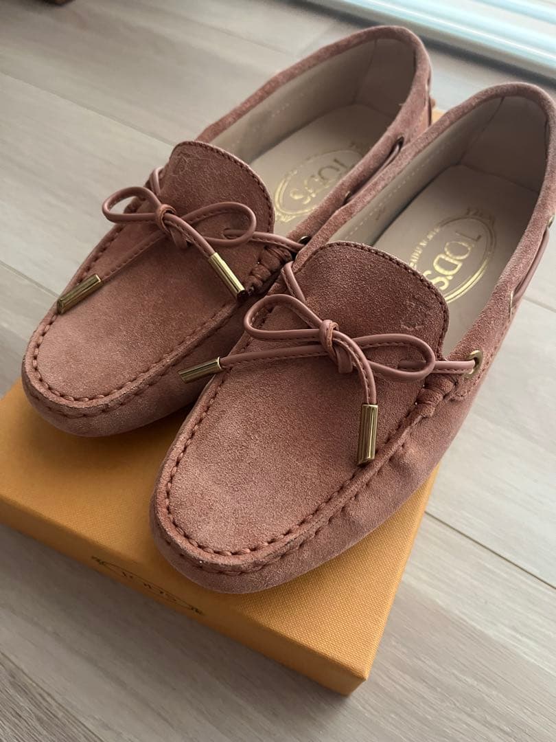 TOD'S スエード ローファー ドライビングシューズ　34 新品