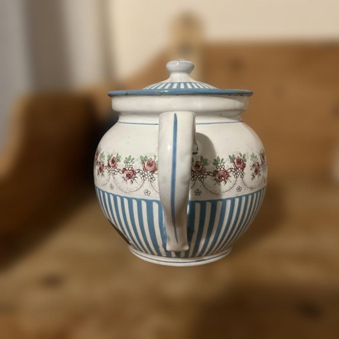 激レア　アンティーク　ローズガーランド　ティーポット