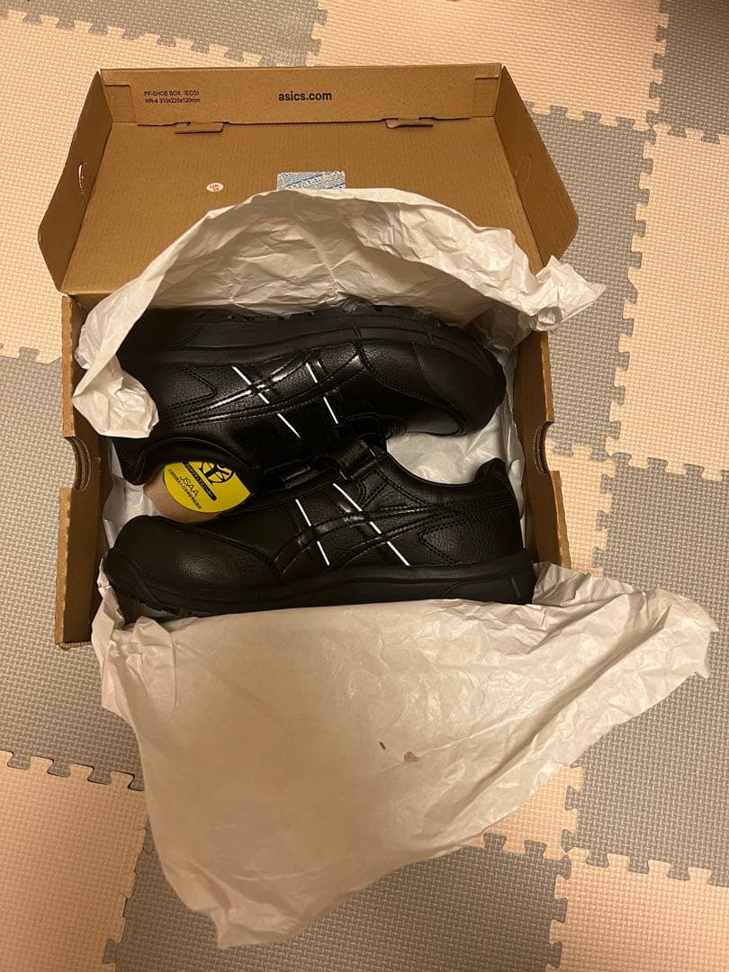 asics ブラック 安全靴