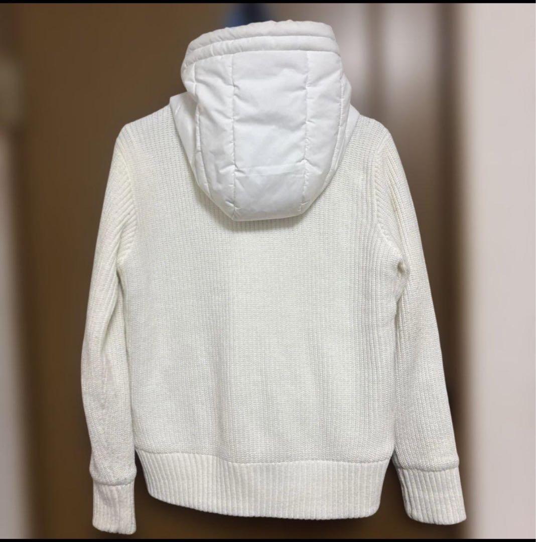 Belindaフード付きダウンジャケット ホワイト