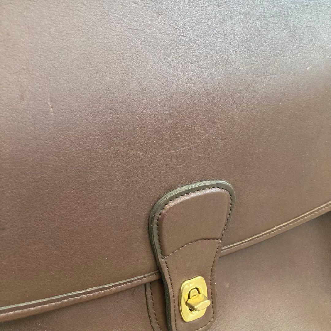 COACH オールドコーチ レザーブリーフケース