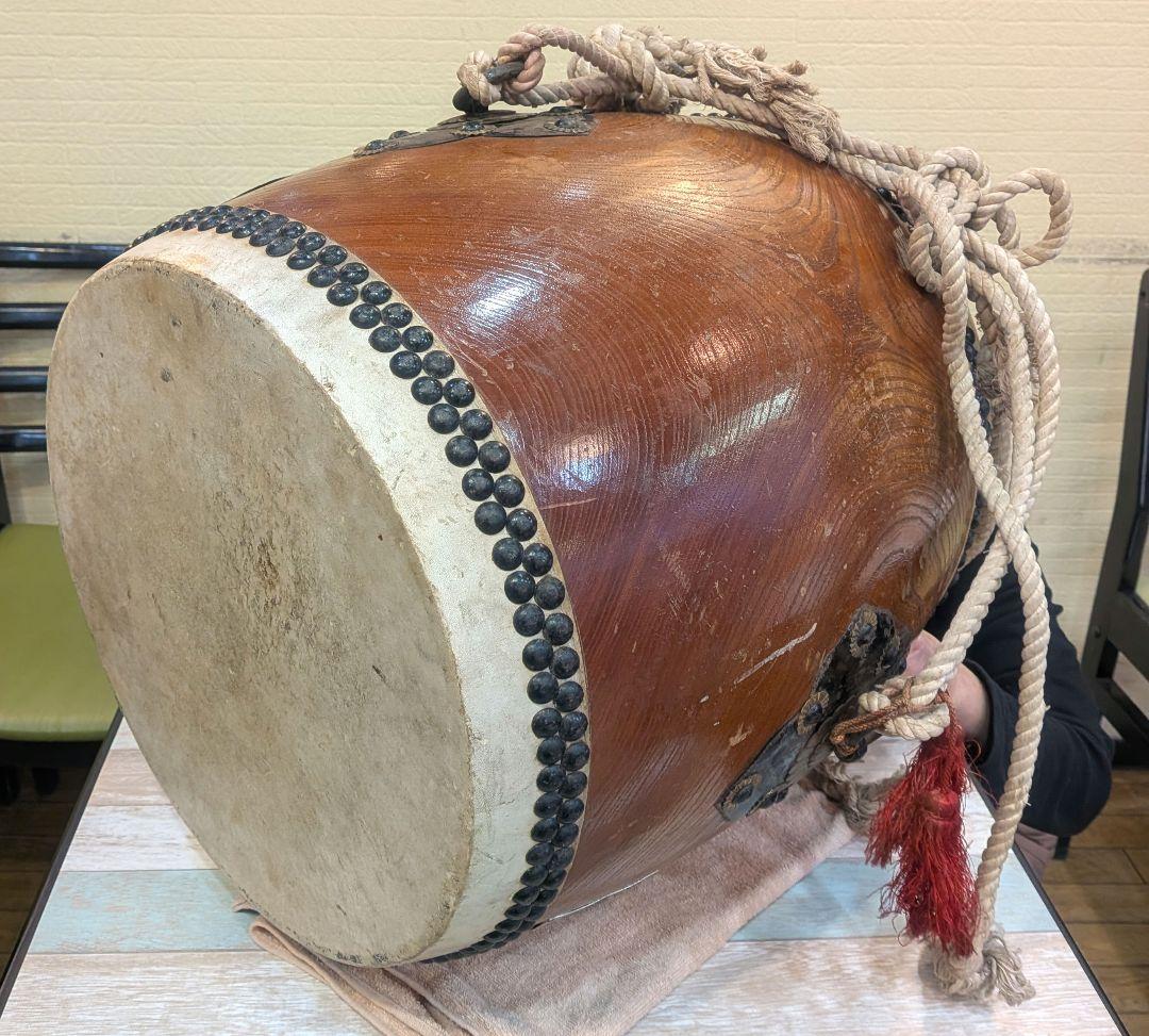 ★値下げ★【和太鼓 太鼓正 欅胴極上】36cm×42cm　※本日出品取り下げます