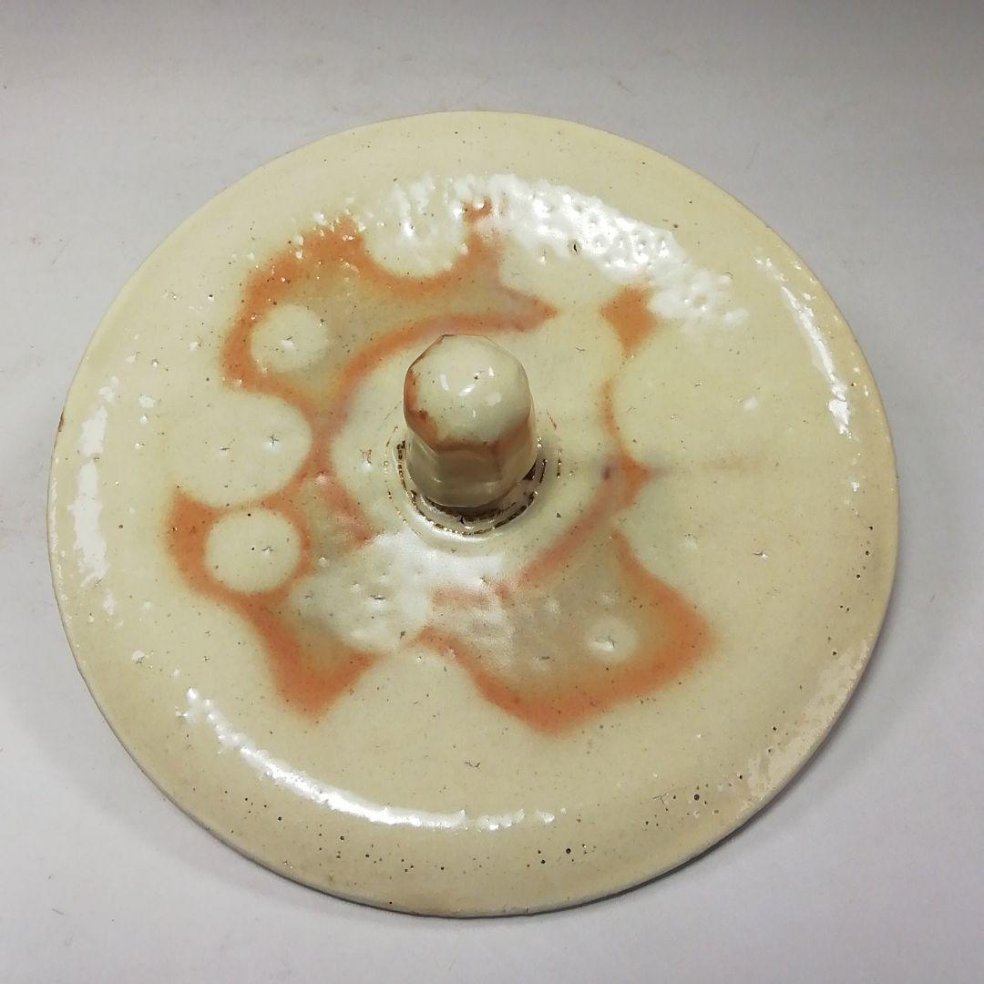 Ｓ８０７　水指　『窯変面取　水指』『安田道雄』　共箱　茶道具