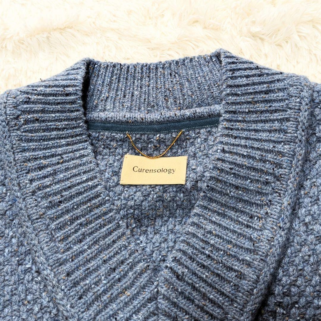 【美品】Curensology カレンソロジー ツイーディヤーンニットベスト
