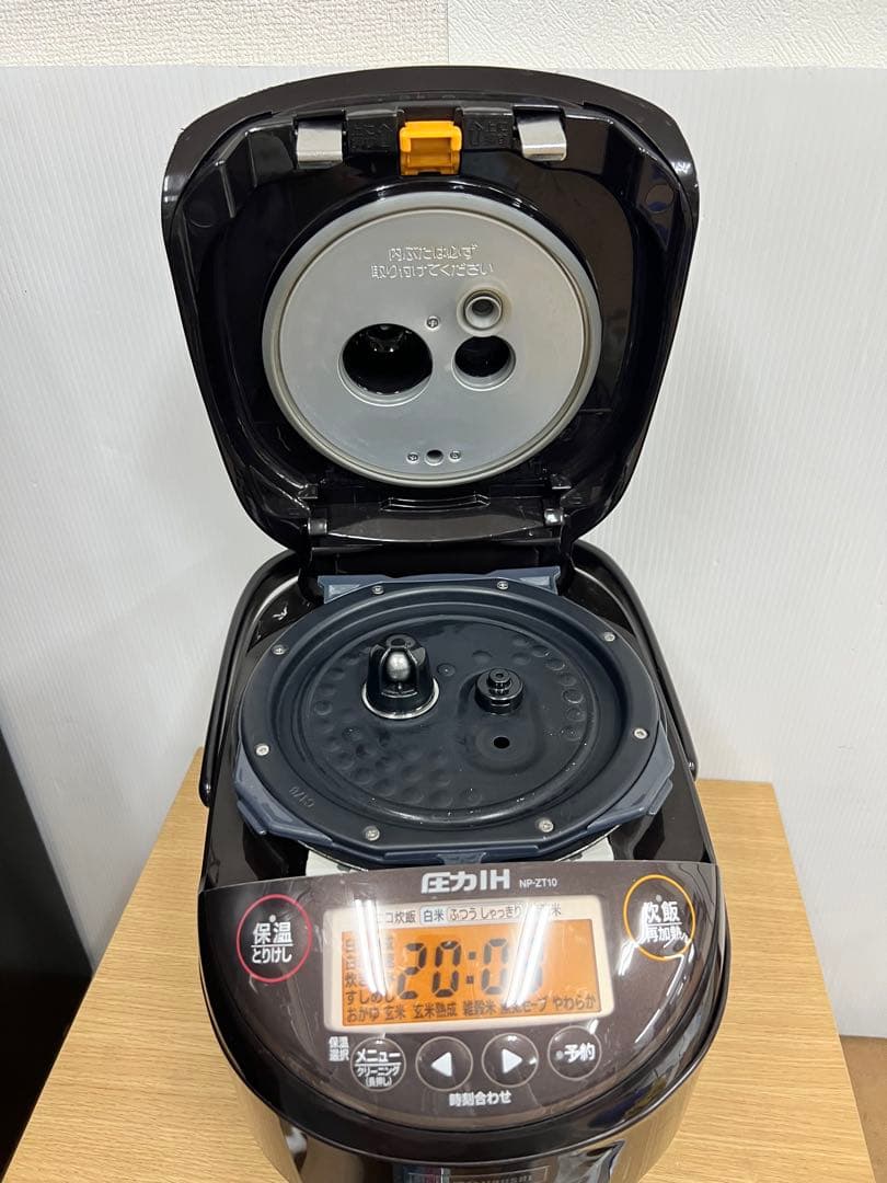 象印 圧力IH炊飯器 NP-ZT10 5.5合 ダークブラウン 2019年製