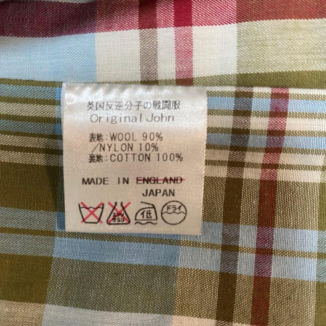 【美品】 original john ダブルテーラードジャケット ヘリンボーン