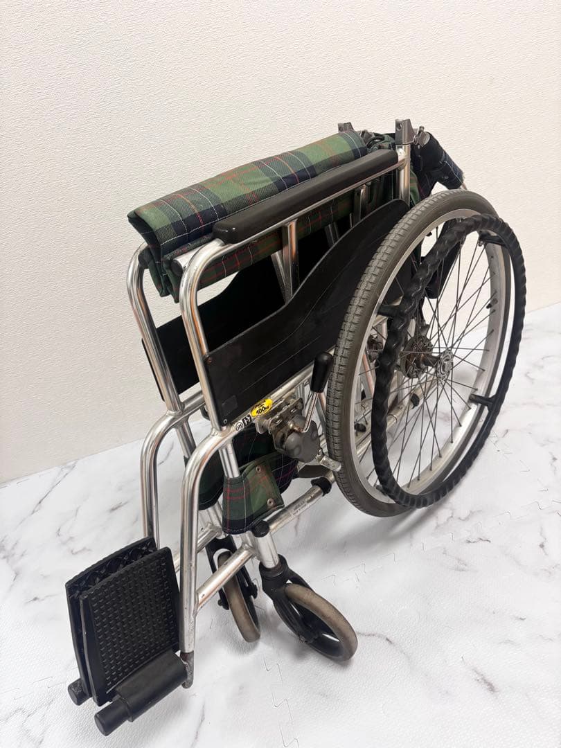 松永製作所　自走用車椅子 ブレーキ付き　介護　折り畳み可能