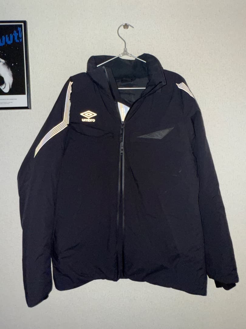 Umbro X Eliminator 21AW フード付きベンチコート ネイビー