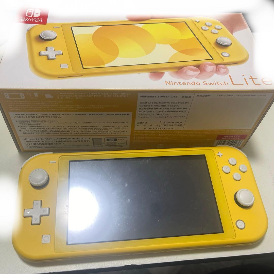 Switch Lite 本体 イエロー 動作確認済み スイッチライト 箱有り