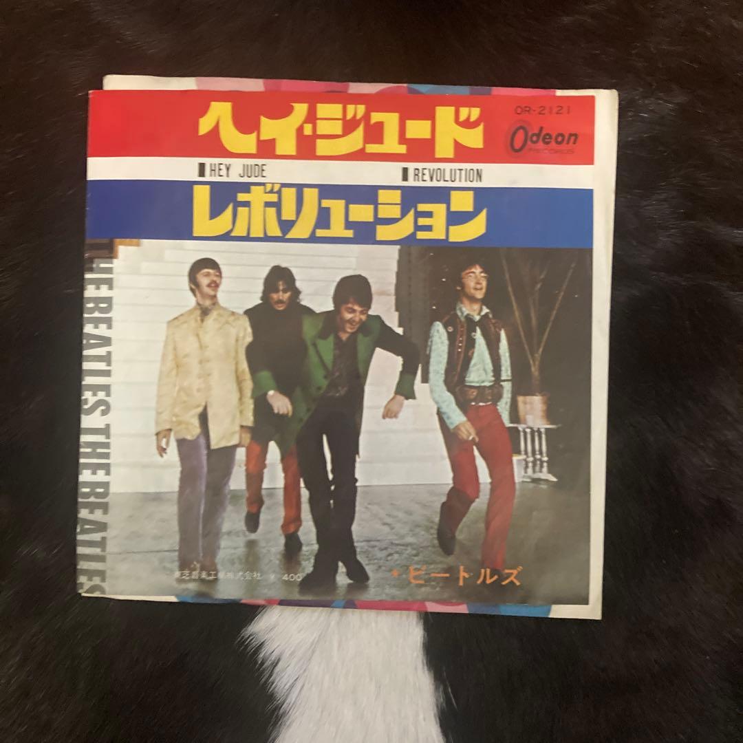 The Beatles Hey Jude / Revolution 7インチ赤盤