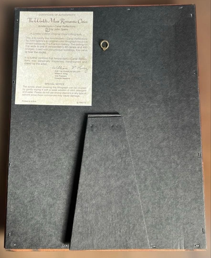 John Speirs ジョン・スピアーズ リトグラフ8枚セット