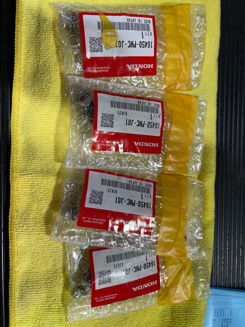 HONDA 16540-PMW-101 車両部品 4個セットインジエクター