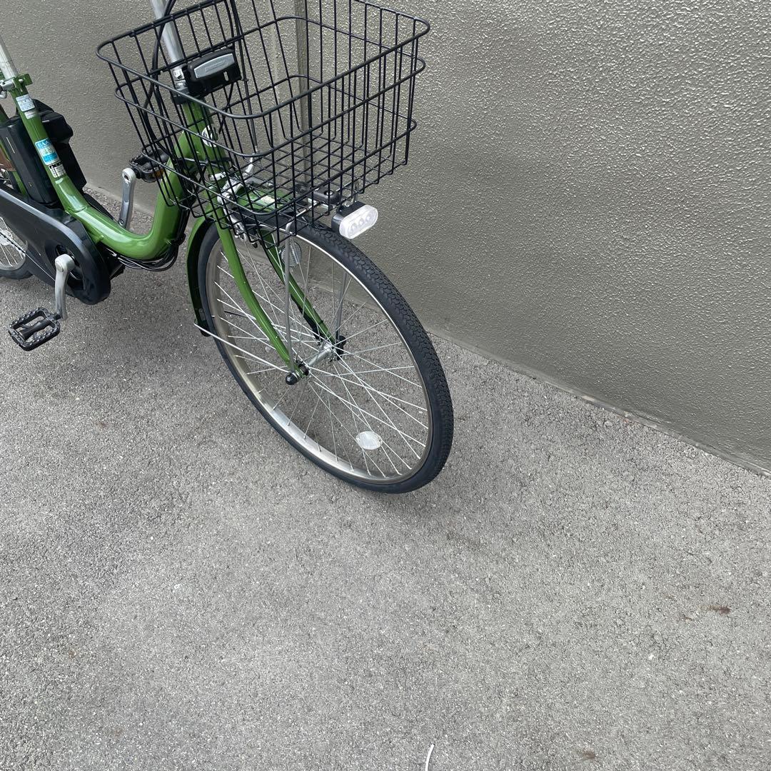 ブリヂストン電動アシスト自転車24インチ グリーン