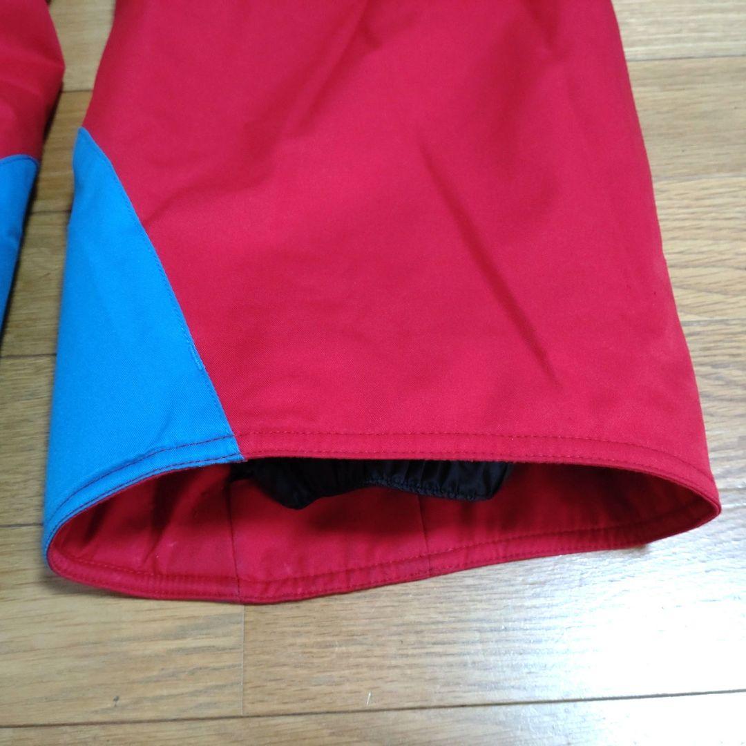 【MIZUNO】スキーウェア上XL/下2XLサイズ オーダーカラーレッド×ブルー