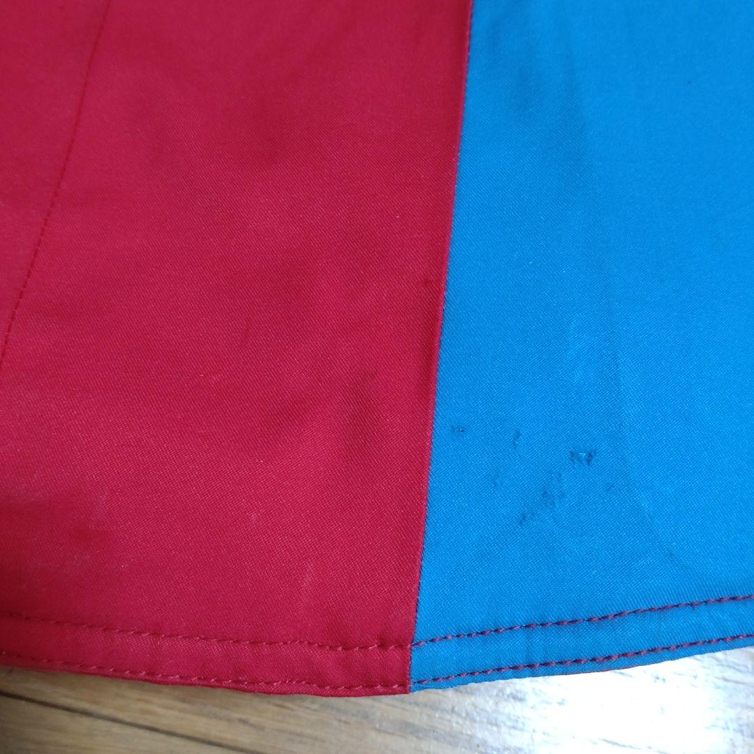 【MIZUNO】スキーウェア上XL/下2XLサイズ オーダーカラーレッド×ブルー