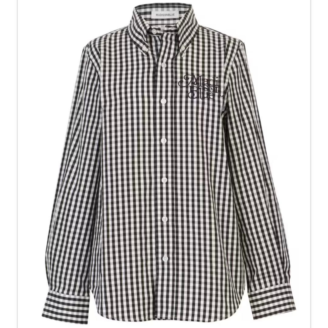 MADISONBLUE B.D. SH GINGHAM/ブラック