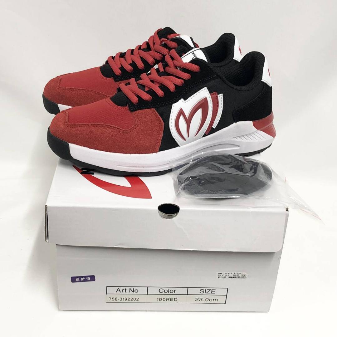 ○★新品未使用　マスターバニーエディション　ゴルフシューズ　レッド　23cm