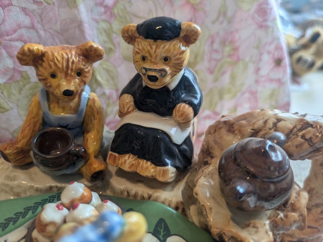 レア　英国ティーポット　ベア