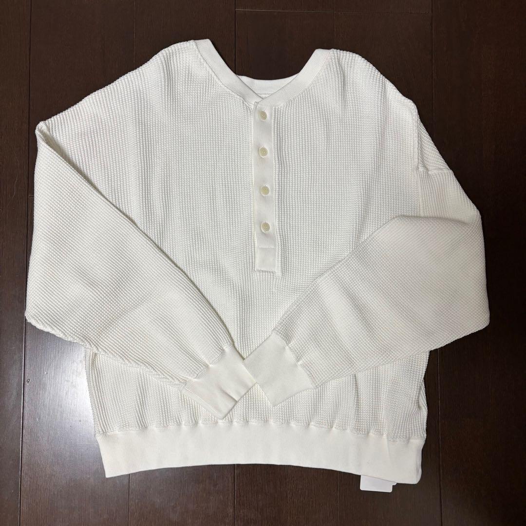 【新品】FRAMeWORK フレームワーク ワッフルヘンリープルオーバー