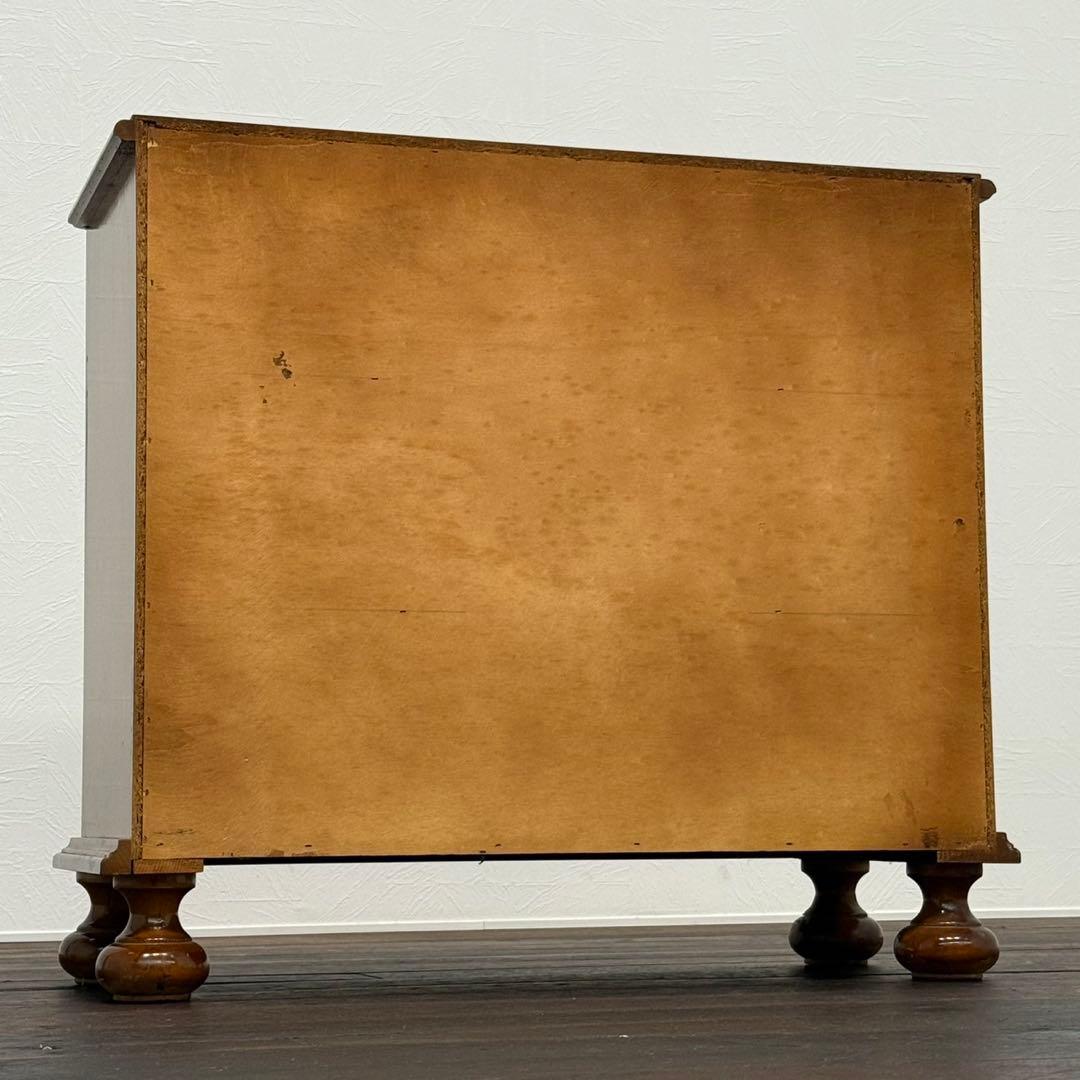 H19K8 イタリア製 象嵌細工 3段チェスト