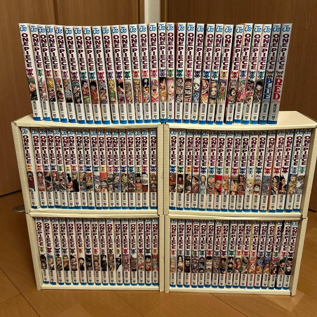 ワンピース単行本1〜95巻&RED・BLUE
