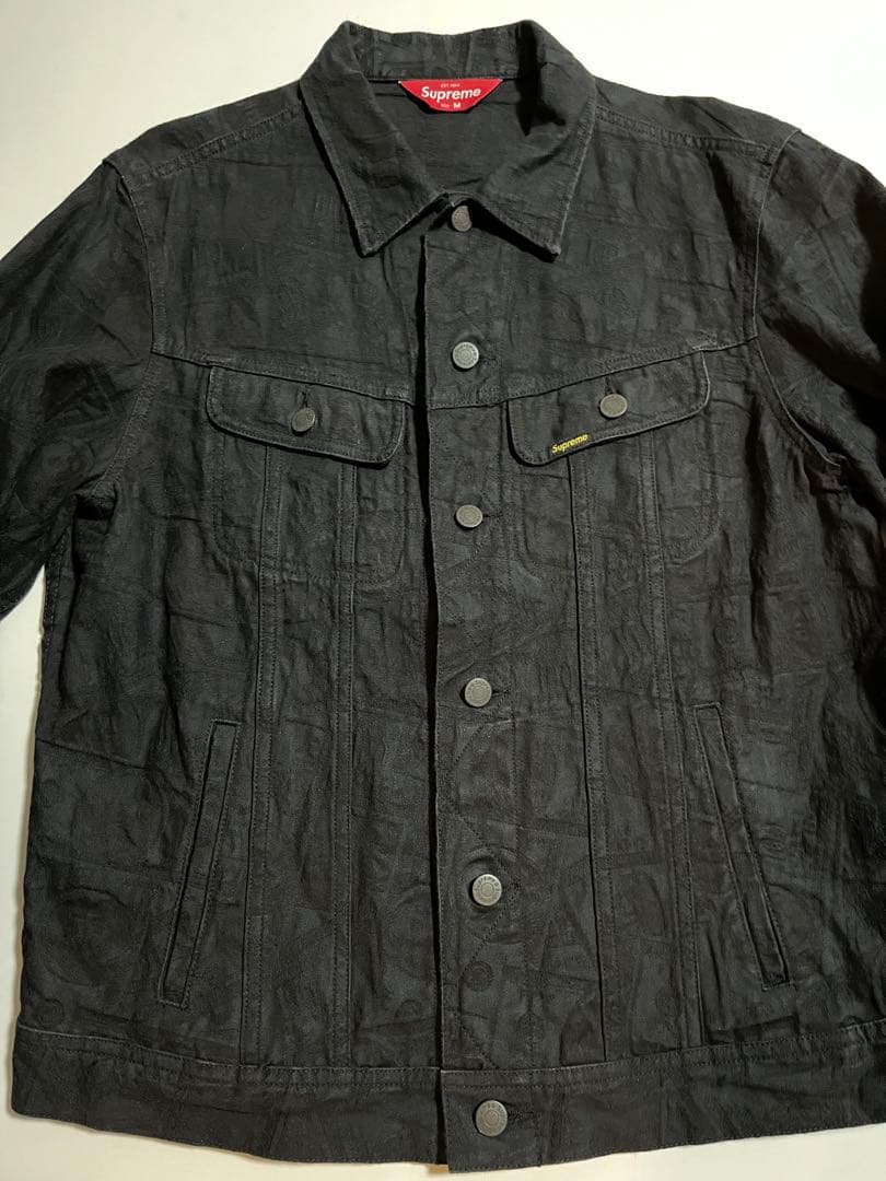ジャケット・アウター Supreme 100 Dollar Bill Trucker Jacket