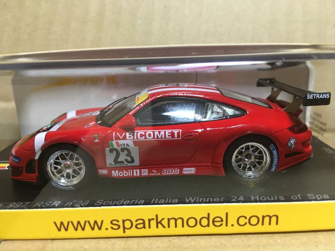 Porsche 997 RSR #23 ミニカー 1/43
