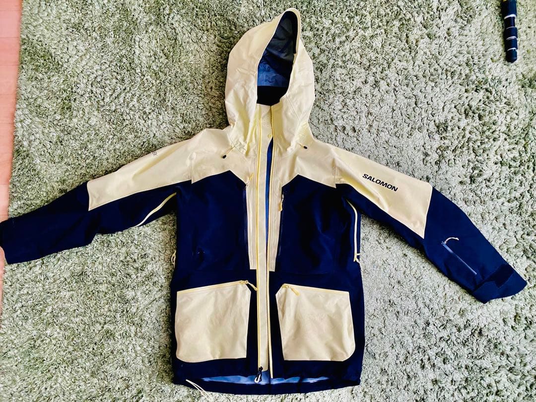 SALOMON ゴアテックス ジャケット イエロー/ブラック