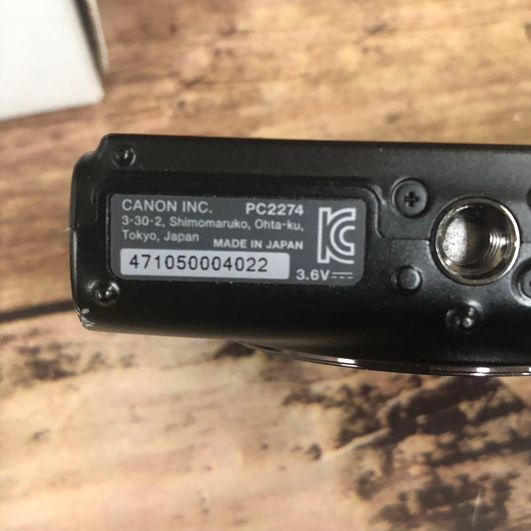 Canon IXY650 デジタルカメラPC2274 動作品　ブラック