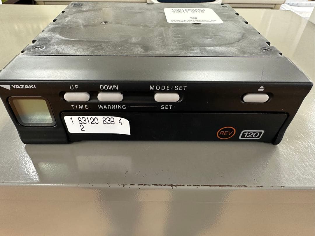 矢崎　タコグラフ　新車納車外し