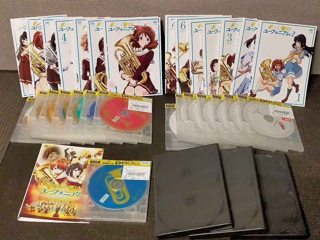 響けユーフォニアム 1巻〜7巻 響けユーフォニアム2 1巻〜7巻 映画 計15本