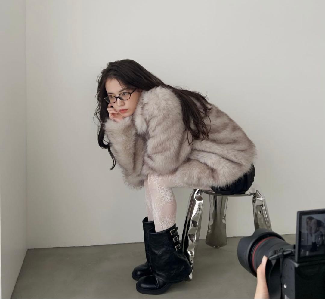 カラーファーコート