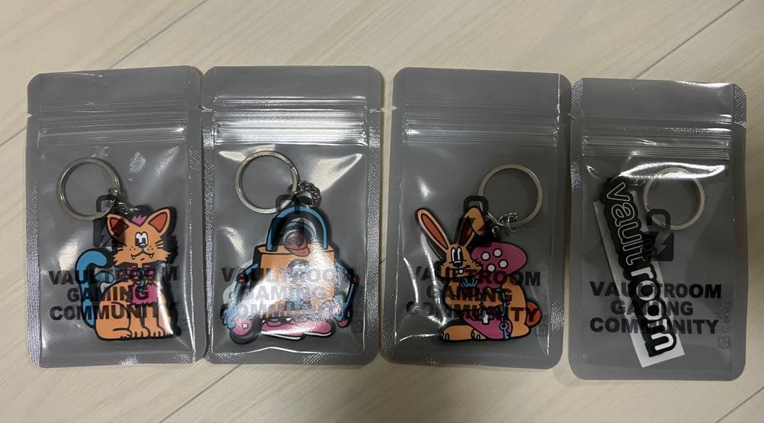 ボルトルーム キーホルダー4個セット