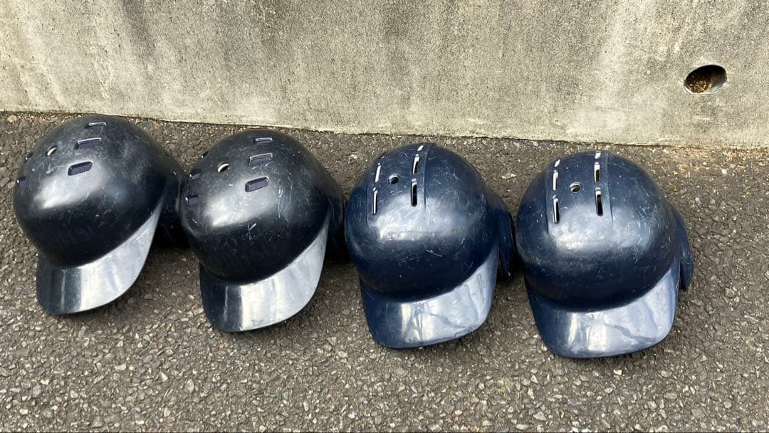 軟式用バッター用ヘルメット 9個セット 収納袋付き