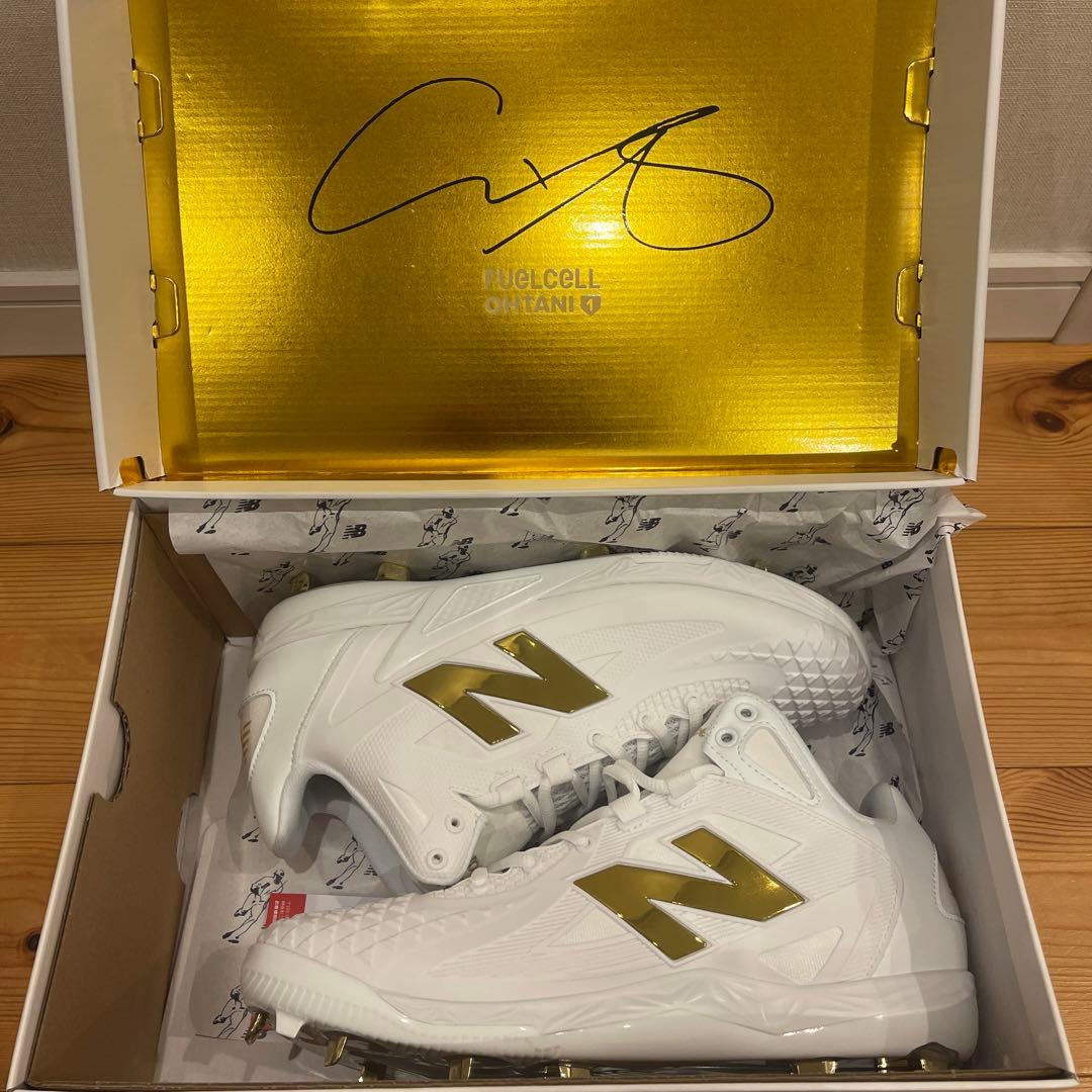 新品 Ohtani 1 大谷翔平 スパイクニューバランス 26.5cmサインあり