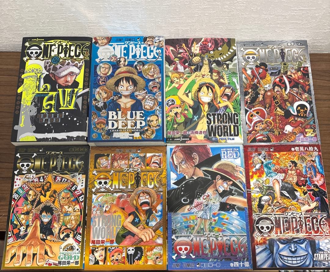 ONE PIECE全113巻セット（一部初版あり）と小冊子など