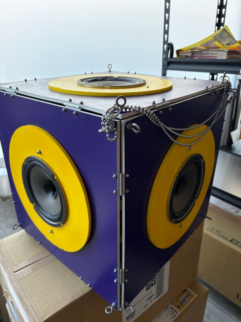 【期間限定値引】アートスピーカー 立方体 オブジェ