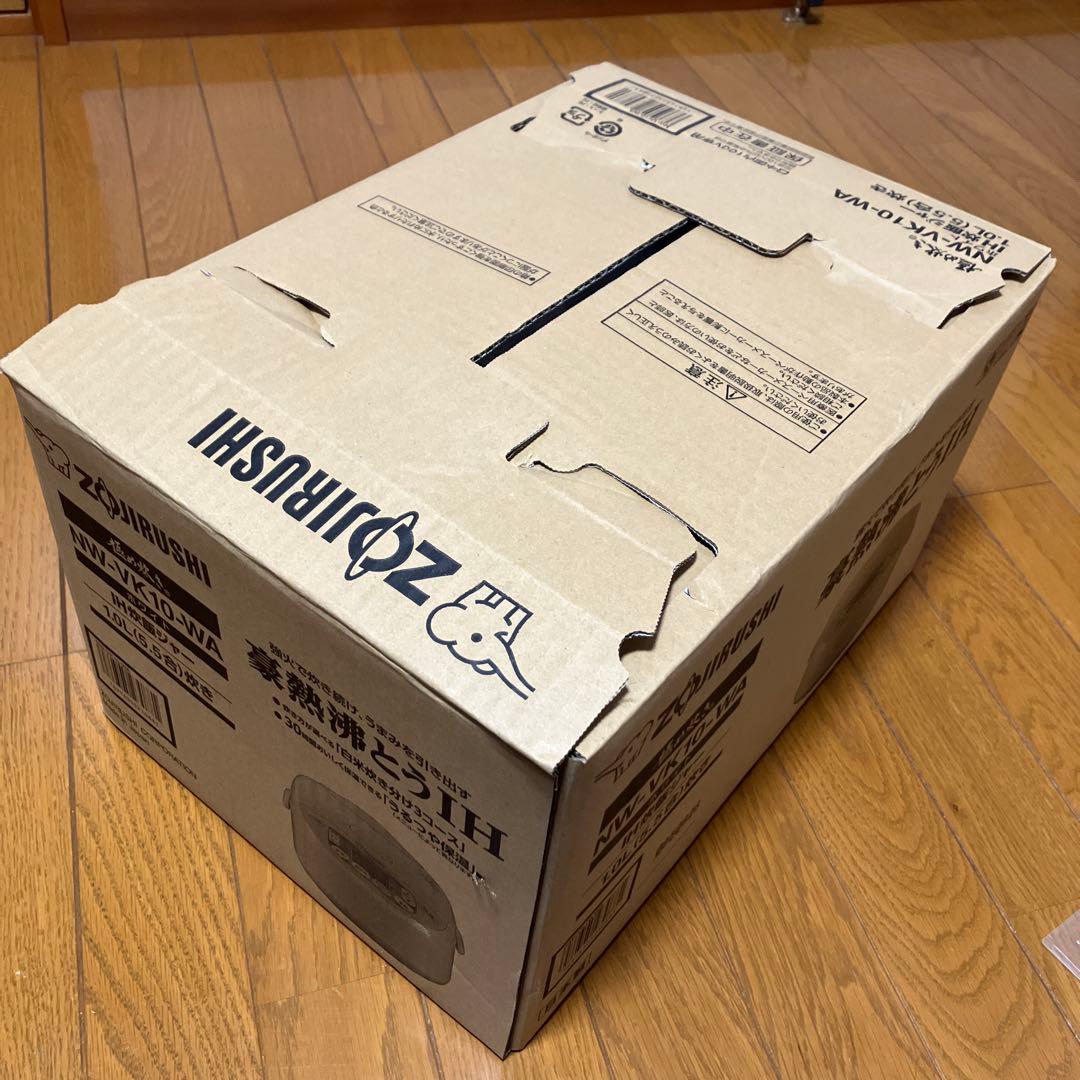 象印マホービン 炊飯器 5.5合 ホワイト NW-VK10-WA