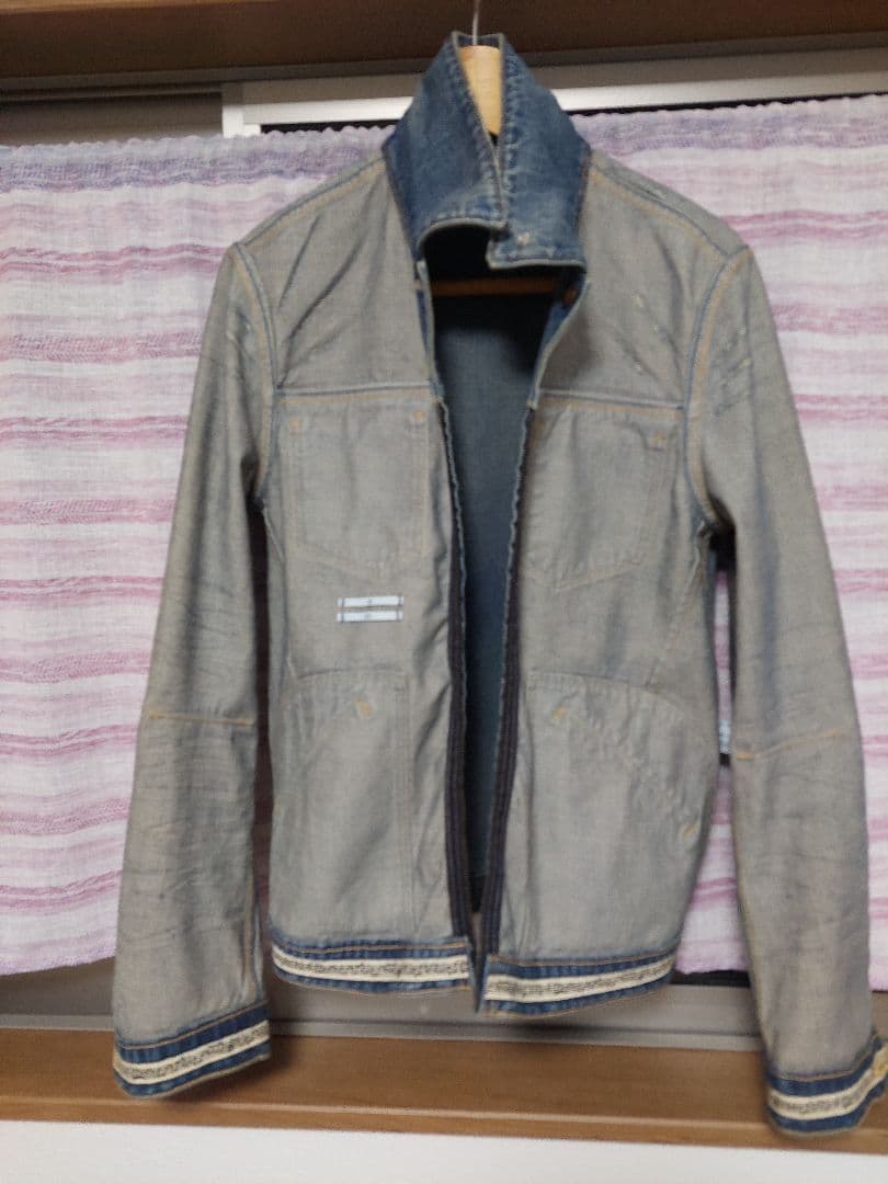 ナンバーナイン　07春夏ABOUT A BOY期　デニムジャケット　音符