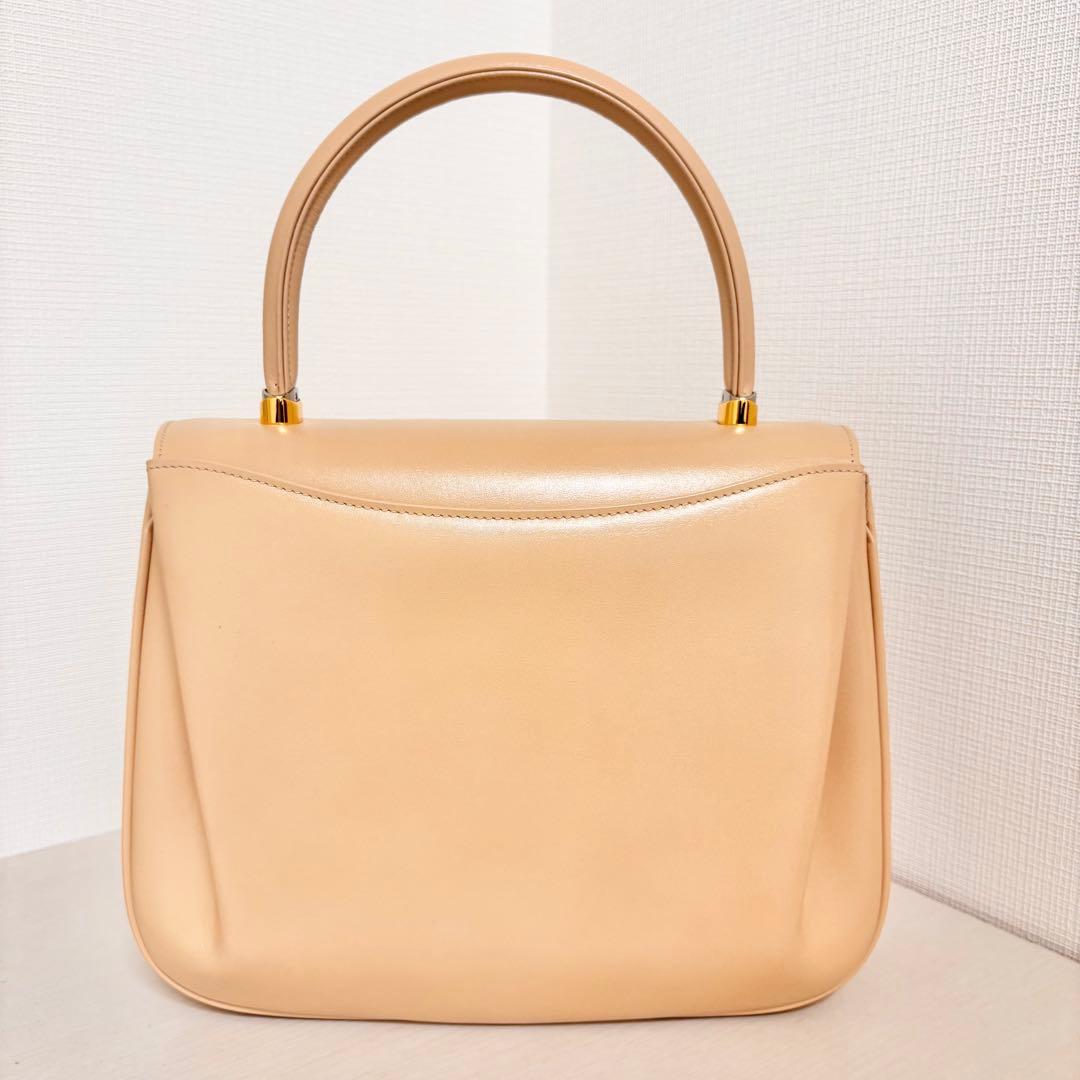 ★週末1000円引き中【美品】WAKO ハンドバッグ　銀座和光　ベージュ　レザー