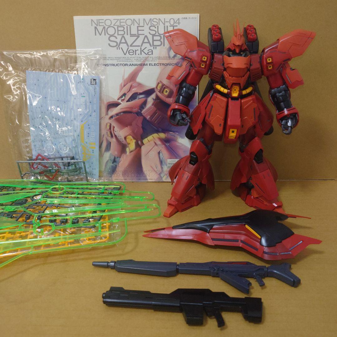 MG サザビー　Ver.Ka ガンダム　ガンプラ 逆襲のシャア　素組
