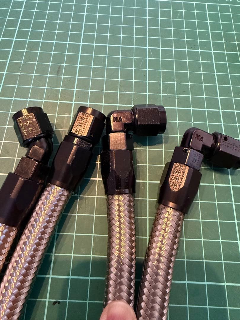 アクティブ　CBX400F ラウンドオイルクーラー　サイド廻し　アールズ