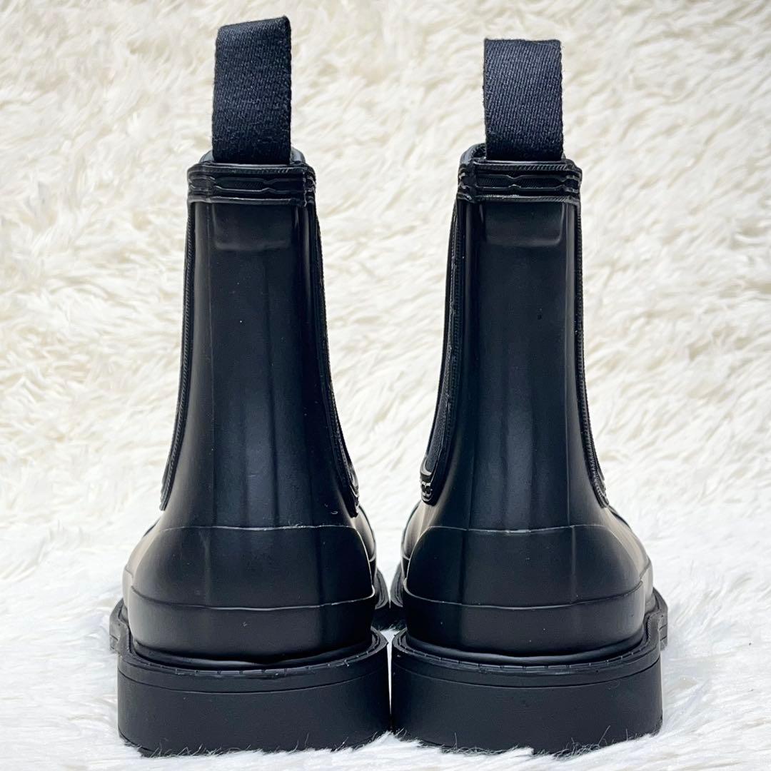 未使用級☆ハンター コマンド チェルシーブーツ 24㎝ 黒 完全防水 サイドゴア